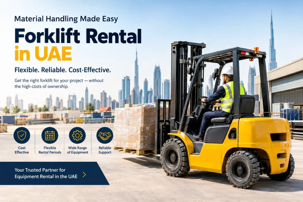 Forklift rental in UAE